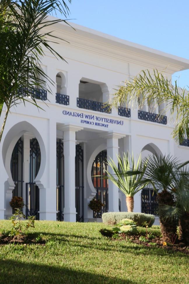 Exterior image of a building on U N E's Tangier, Morocco campus